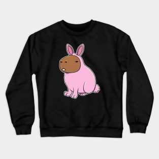 Capybara Bunny Costume Crewneck Sweatshirt